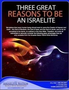 Three Great Reasons to be an Israelite cover